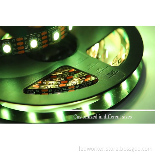 5V 12V 24V Addressable SMD 5050 RGB 60LED/M WS2812B LED Strip